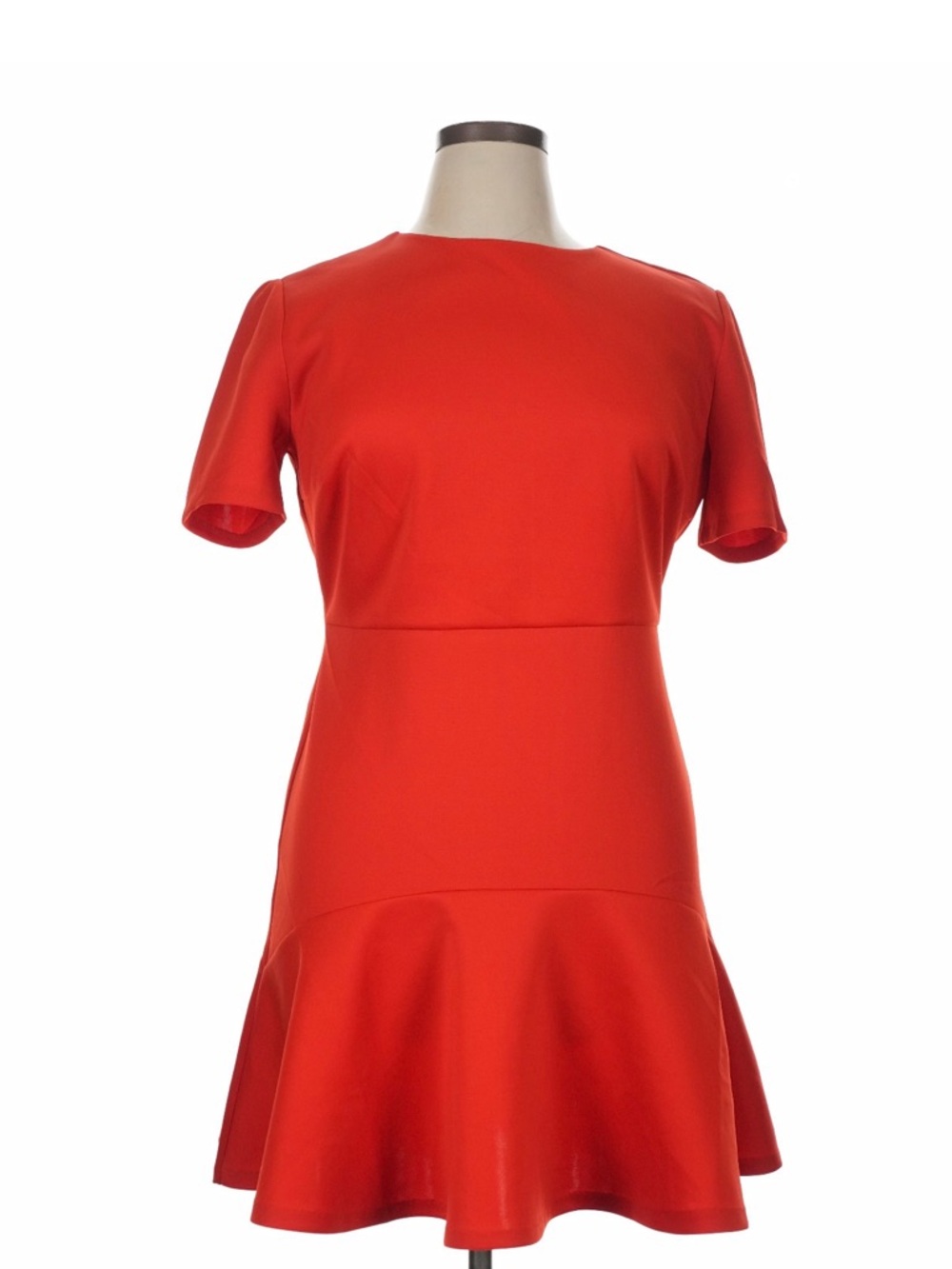 NWOT Alexia Admor Red Short-Sleeve Fit-and-Flare Mini Dress